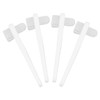 Baluue 4pcs Portable Double- Denture Cleaning Brush Lightweight Ergonomic Design