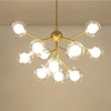 Dellemade DD00134B Plug in Sputnik Chandelier 12-Light Pendant Light with