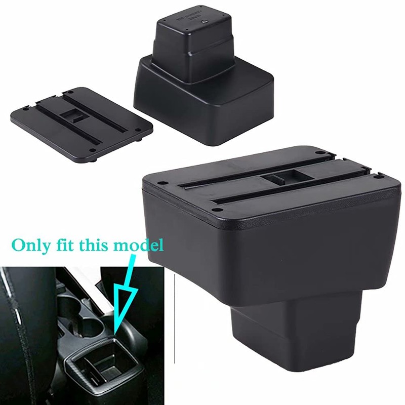 HRCHCG Armrest for Toyota Yaris iA Sedan 2017 2018 Dual