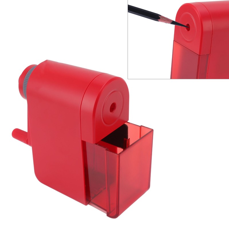 Pencil Sharpener Professional Red Exchangeable Tool Holder Regulable Thickness Automatic