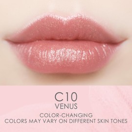 Catkin Catkin Tinted Lip Balm Glitter Lip Stain Ultra Hydrating Lip Moistrurizer Chapstick with Vitamin E Nourishing For Cracked & Dry Lips 0.12 oz C10 Venus - Peach Pink