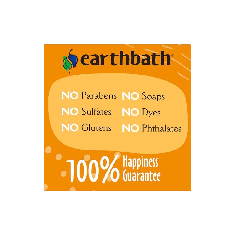 Earthbath Champú Natural de Aceite de cáscara de Naranja, 16