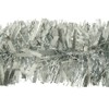 2m (6.5ft) Deluxe Thick Chunky Wide Silver Shiny Christmas Tree