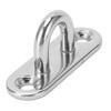 4Pcs Staple Ring Hook Stainless Steel Rugged 800LB High Strength