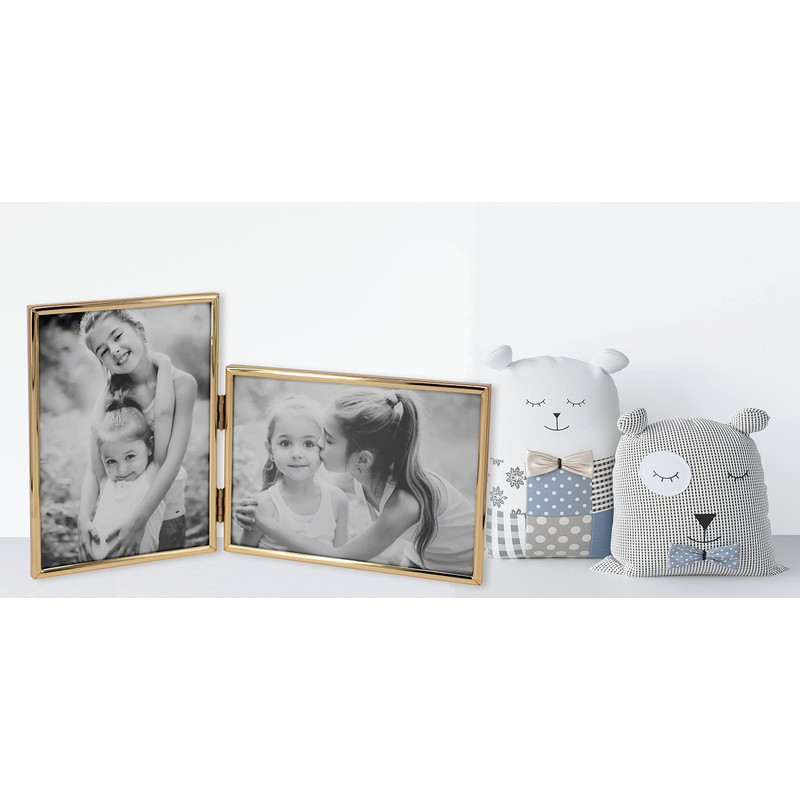 LEADEX Vertical Horizontal Combo- Double 5 by 7 Inch Metal