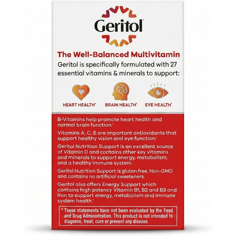 Geritol Complete Tablets, 100 Count (Pack of 3)