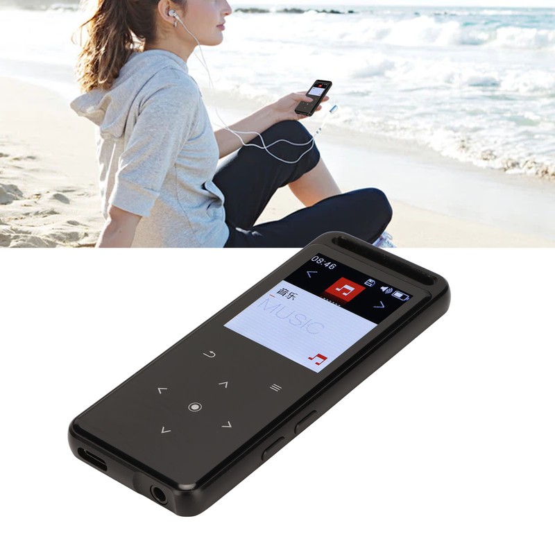 MP3 Player Bluetooth 5.0 HiFi Lossless Touch Control Recording Music