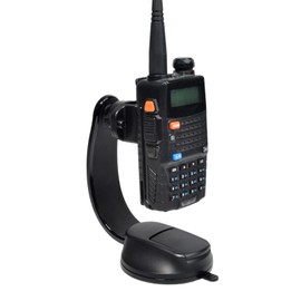 YNIBST Gel Suction Cup Car Radio Holder with Flexible Arm for Amateur Radio Handy Machines with Instruction Manual Included Easy Installation