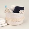 TIMEYARD TIMEYARD Small Woven Storage Baskets Cotton Rope Decorative Hamper
