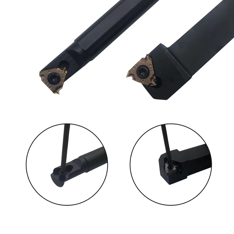 zouzmin 1/2" SNR0013M16 Internal Threading Boring Bar 5/8" SEL1616H16 Threading