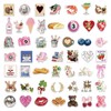 50Pcs Y2K Stickers, Cyber Trend Stickers Vinyl Waterproof Sticker for
