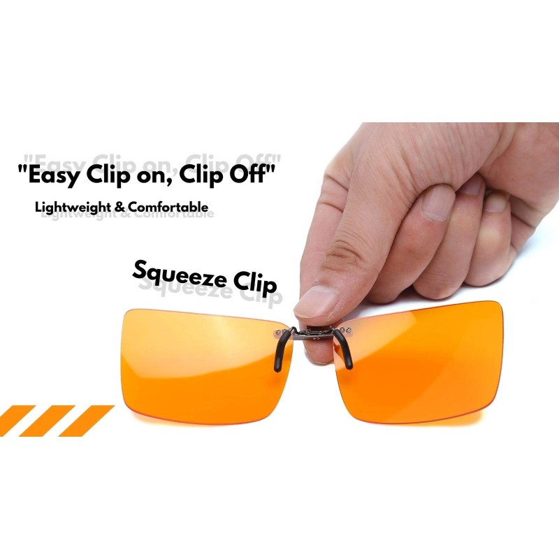 Vyzia Clip On Blue Light Blocking Glasses for Sleep |