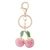 cuwuu's Cute Pink Cherry Keychain Sparkle Crystal Rhinestone Bag Charms