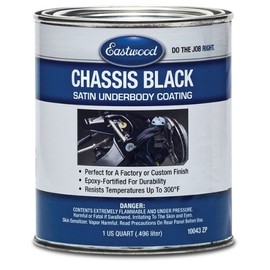 Eastwood Chassis Black Satin Quarts Resists Corrosion Chips Scratches Solvents
