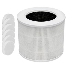 Goodsby Replacement Levoit Core Mini 3-in-1 True HEPA H13 Filter with Aroma Sponge Pads Compatible with Air Purifier LEVOIT Core Mini-RF Part # LRF-C161-WUS