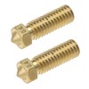 EMSea 5 Sets Heating Block and 0.4mm Brass Nozzle Compatible