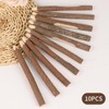 MultiBey 10 Pack Natural Wooden Ballpoint Pens, 6.7" Long Branch