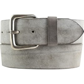 BELTINGER Belt Made of Soft Full Cowhide Leather Used Look 5 cm Jeans Belt with Solid Belt Buckle for Men 50 mm Leather Belt Vintage Look, Dark grey, antique silver.