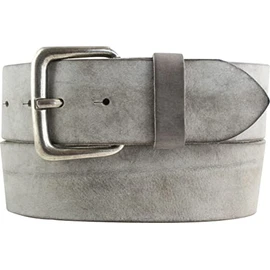 BELTINGER Belt Made of Soft Full Cowhide Leather Used Look 5 cm Jeans Belt with Solid Belt Buckle for Men 50 mm Leather Belt Vintage Look, Dark grey, antique silver.