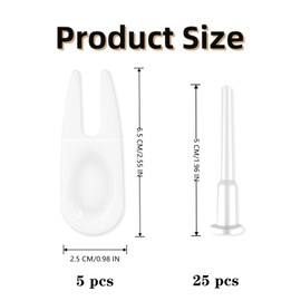 YTRUOYI 32-Piece Yoga Ball Plug Replacement Kit - Fitness Exercise Ball Air Stopper Plug Pin Adapter for Inflatable Bed Pool