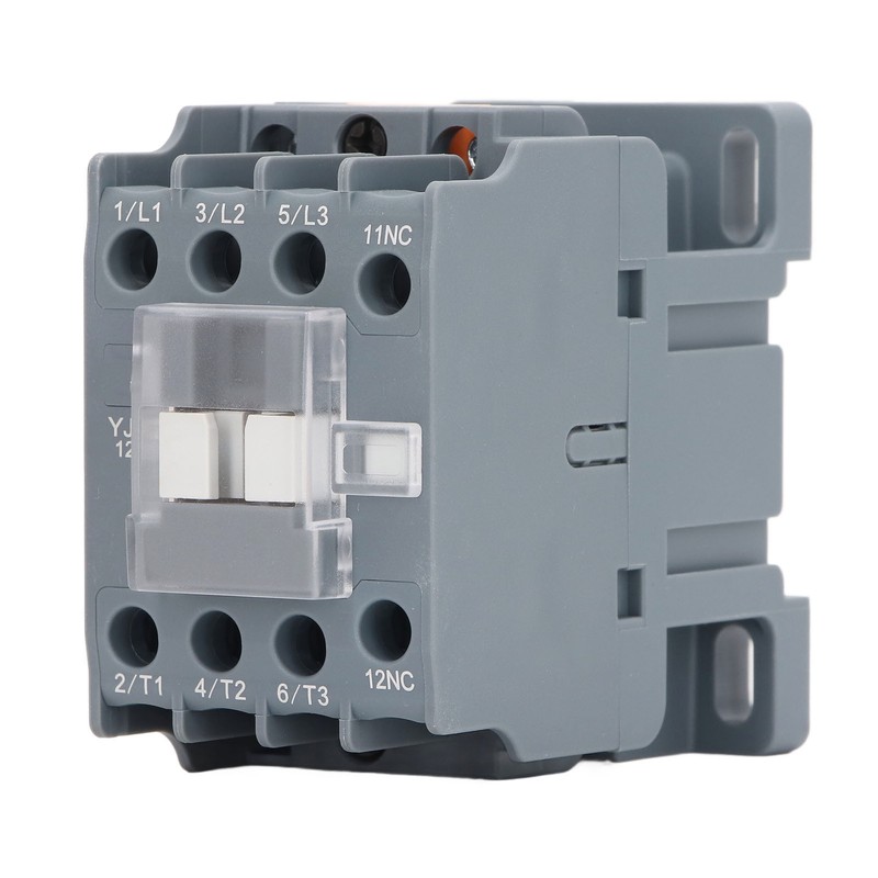 AC Contactor NC 12A Universal Rail Mount Silver Contact Low