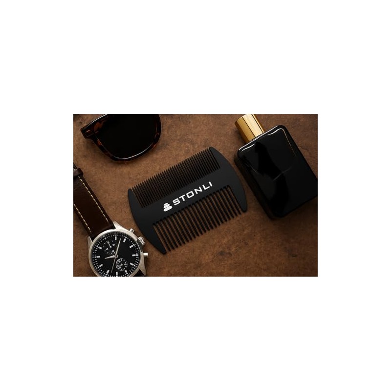 Metal Beard & Moustache Comb for Men
