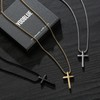 Yooblue Cross Necklace for Men - Cross Chain for Men,