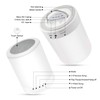 Night Light Portable Wireless Bluetooth Speaker RAGZAN Smart Touch Control