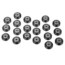 20pcs V Groove Ball Bearing V Groove 5mm 625mm for 3D Printer CNC Machine