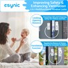 eSynic 8PCS Window Restrictor UPVC Locks for Baby Security Window