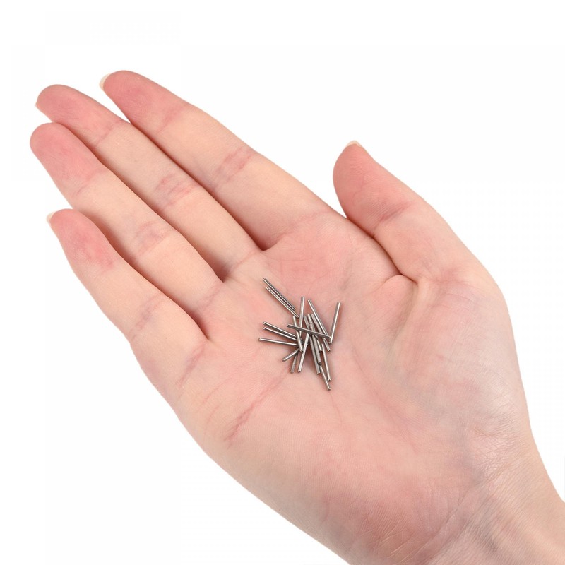 sourcing map 1x10mm Dowel Pins, 100pcs 304 Stainless Steel Round