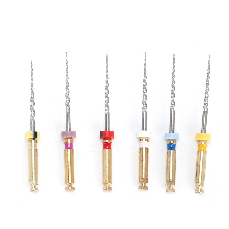 6Pcs Professional Dental Root Canal Niti File Endodontic Needles Dental
