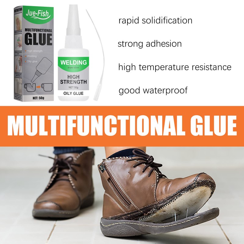 2 PCS Jue Fish Multifunctional Super Glue - High-Strength, All