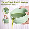 SOOCVWOLF 5 Pcs Matcha Whisk Set, Ceramic Matcha Whisk for