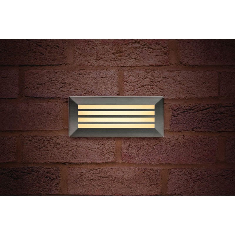 Integral LED Outdoor Recessed Brick Light 3.8W 3000K 180lm IP65