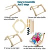 Adjustable Embroidery Hoop Table Stand Holder Needlepoint Stretcher Bars Scroll