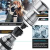 Arendo - Thermos Flask 1 Litre Stainless Steel - with