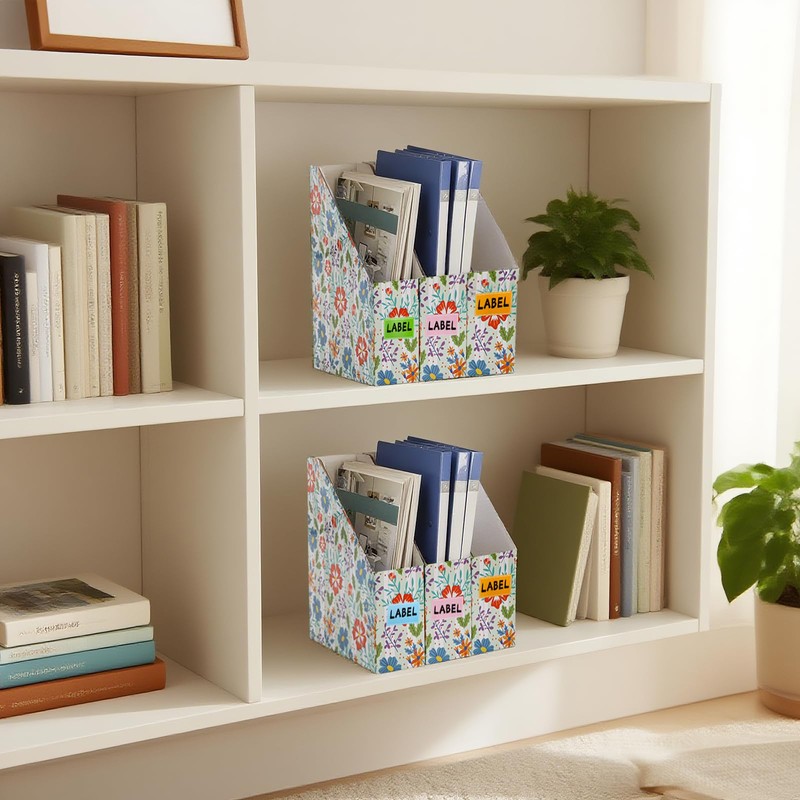 WRINGKIT 20 Pack Cardboard Magazine File Holder, Foldable Magazine Organizer