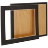 FUJICOLOR 700163 Frame Mat Panel DX 4 Pieces Wood Black