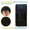 Bitubi Upright Freezers Cover,Outdoor Refrigerator Cover,– Waterproof, Dustproof, Sun-Proof, 34"