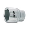 HAZET 1000-30 55 mm 6-Point Hexagon Profile Socket - Chrome-Plated/Polished