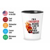 Bubble Hugs Firefighter Shot Glass 1.5 oz - Im A