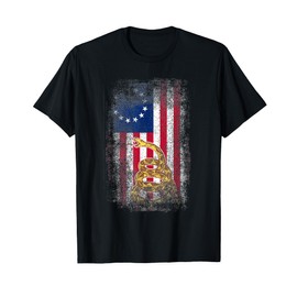 Don't Tread Patriot On Me Gadsden Snake Flag Gift T-Shirt