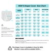 EEOST Adult Diaper Cover for Incontinence Noiseless Leak-Protection Underwear Plastic