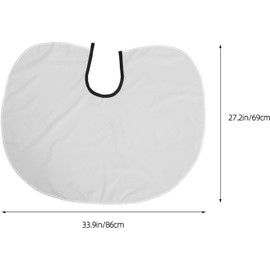 Cabilock Capa de Poliéster para Corta de Peluquería Hombre y Mujer Protege el Cuello, Diseño Ajustable, Fácil de Limpiar, Uso Salón y Hogar