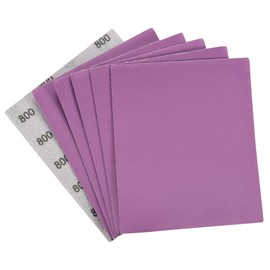 MAXMAN 1/4 Sheet Sandpaper, 20Pcs 800 Grit Sanding Sheets for Palm Sander, Hook and Loop Sandpaper Sheets, Wet Dry Sanding Sheets Assortment for Car, Wood, Automotive & Metal, 4.5" x 5.5"