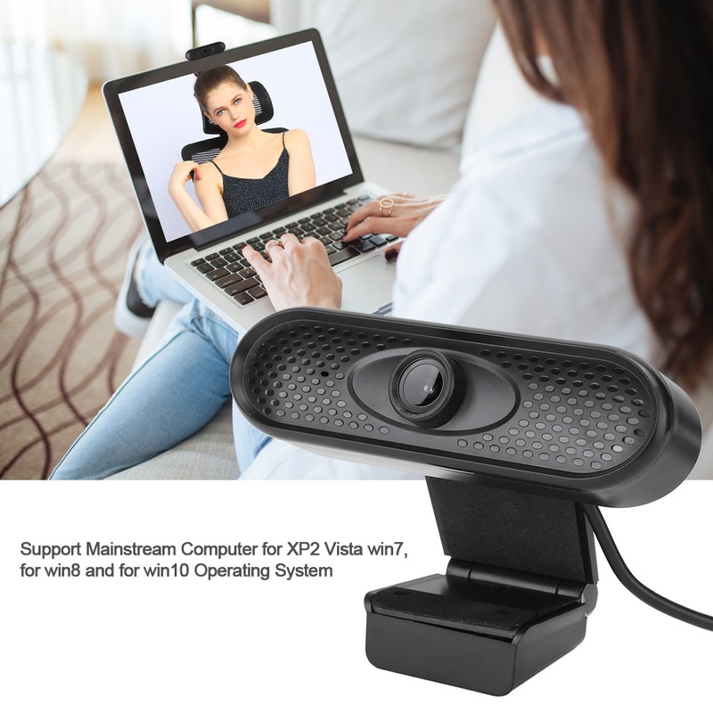 1080P Laptop Camera with Microphone Desktop USB DriveFree Webcams Video