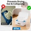Flushable Wipes Dispenser Compatible with Cottonelle, Bathroom Wipes Holder Flushable