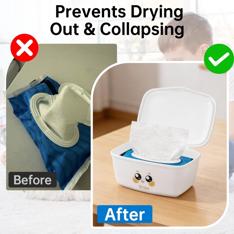Flushable Wipes Dispenser Compatible with Cottonelle, Bathroom Wipes Holder Flushable