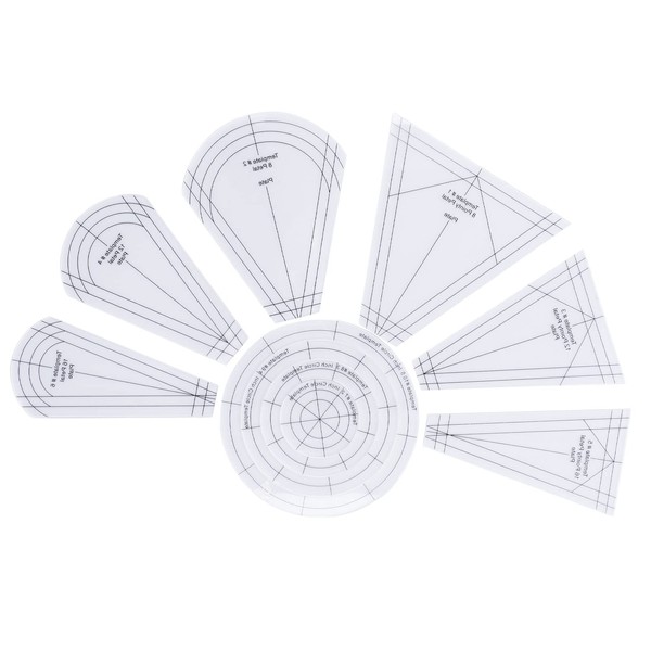 Quilting Template DIY Patch Tool Ruler Acrylic Transparent Sewing Ruler